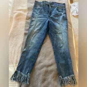 Express fringe jeans